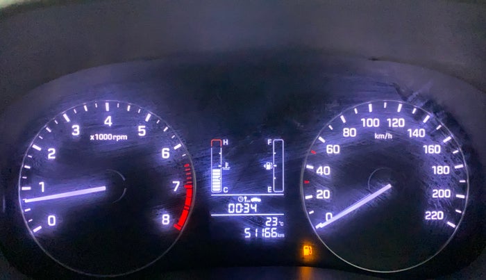 2015 Hyundai Creta SX PLUS 1.6 PETROL, Petrol, Manual, 51,328 km, Odometer Image
