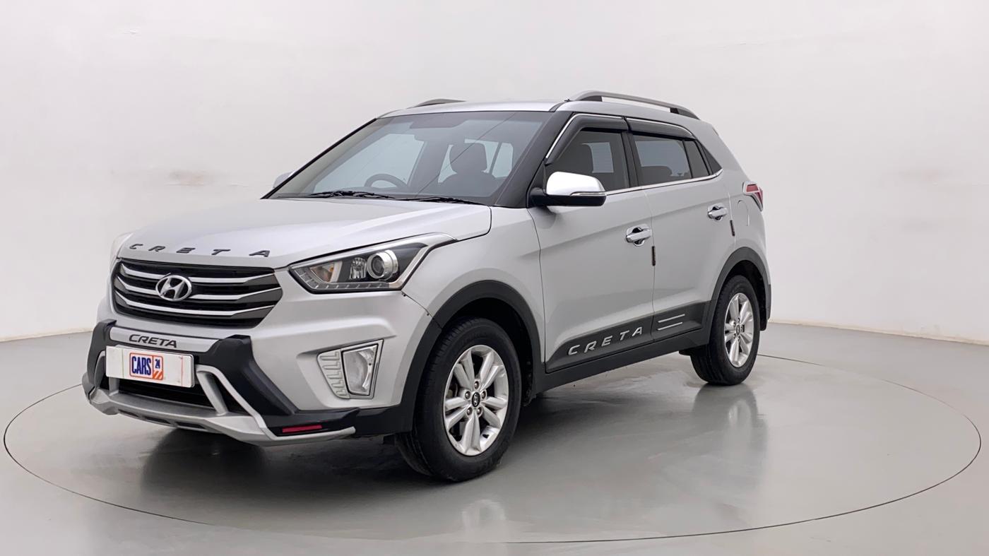 2015 Hyundai Creta SX PLUS 1.6 PETROL, Petrol, Manual, 51,328 km, Left Front Diagonal