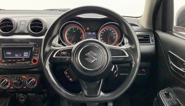 2018 Maruti Swift VXI AMT, Petrol, Automatic, 87,805 km, Steering Wheel Close Up