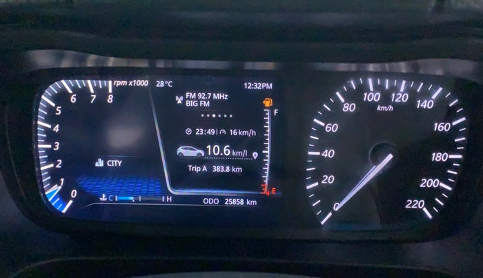 2021 Tata ALTROZ XZ PLUS PETROL, Petrol, Manual, 25,858 km, Odometer Image