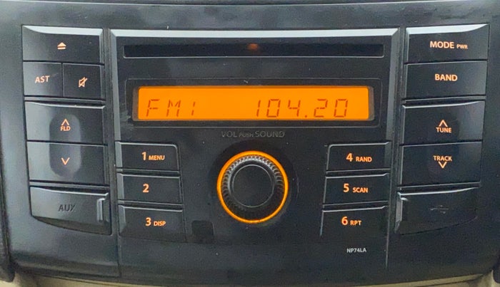 2013 Maruti Swift Dzire VXI, Petrol, Manual, 78,668 km, Infotainment System