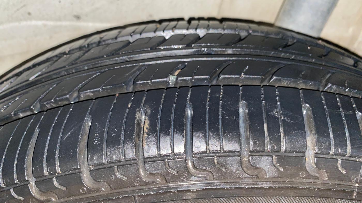 2020 Maruti S PRESSO VXI+, Petrol, Manual, 77,823 km, Left Rear Tyre Tread