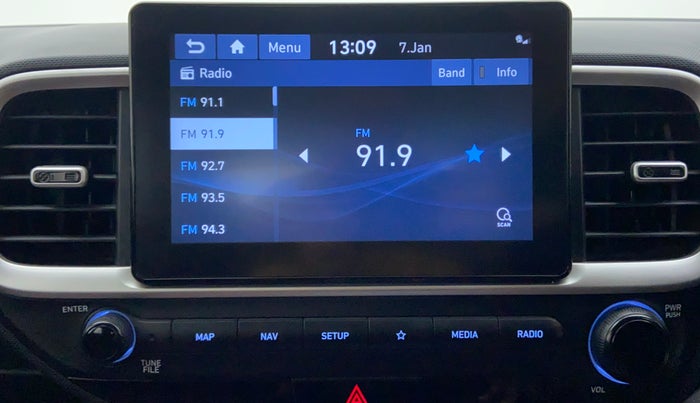 2020 Hyundai VENUE 1.0 TURBO GDI SX+ AT, Petrol, Automatic, 36,275 km, Infotainment System