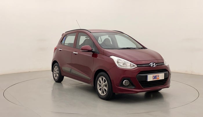 2016 Hyundai Grand i10 ASTA AT 1.2 KAPPA VTVT, Petrol, Automatic, 42,687 km, Right Front Diagonal
