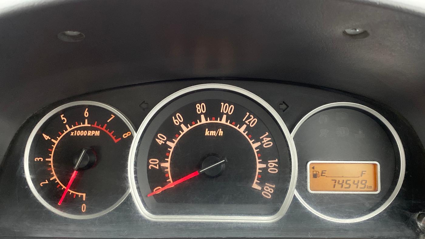 2010 Maruti Alto K10 VXI P, Petrol, Manual, 74,618 km, Odometer Image