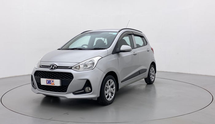 2018 Hyundai Grand i10 SPORTZ 1.2 KAPPA VTVT, Petrol, Manual, 38,961 km, Left Front Diagonal