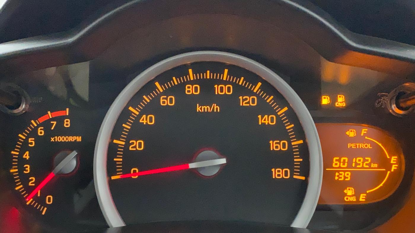 2021 Maruti Celerio VXI CNG, CNG, Manual, 60,191 km, Odometer Image
