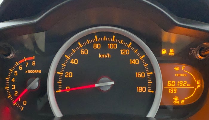 2021 Maruti Celerio VXI CNG, CNG, Manual, 60,191 km, Odometer Image