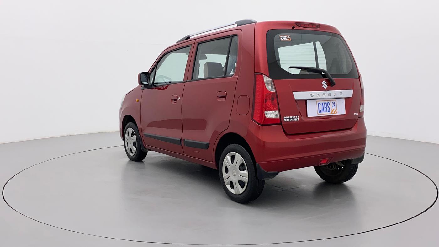 2013 Maruti Wagon R 1.0 VXI, Petrol, Manual, 65,313 km, Left Back Diagonal