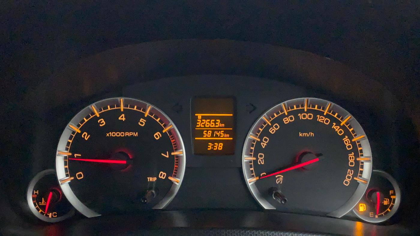 2015 Maruti Swift VXI D, Petrol, Manual, 58,489 km, Odometer Image