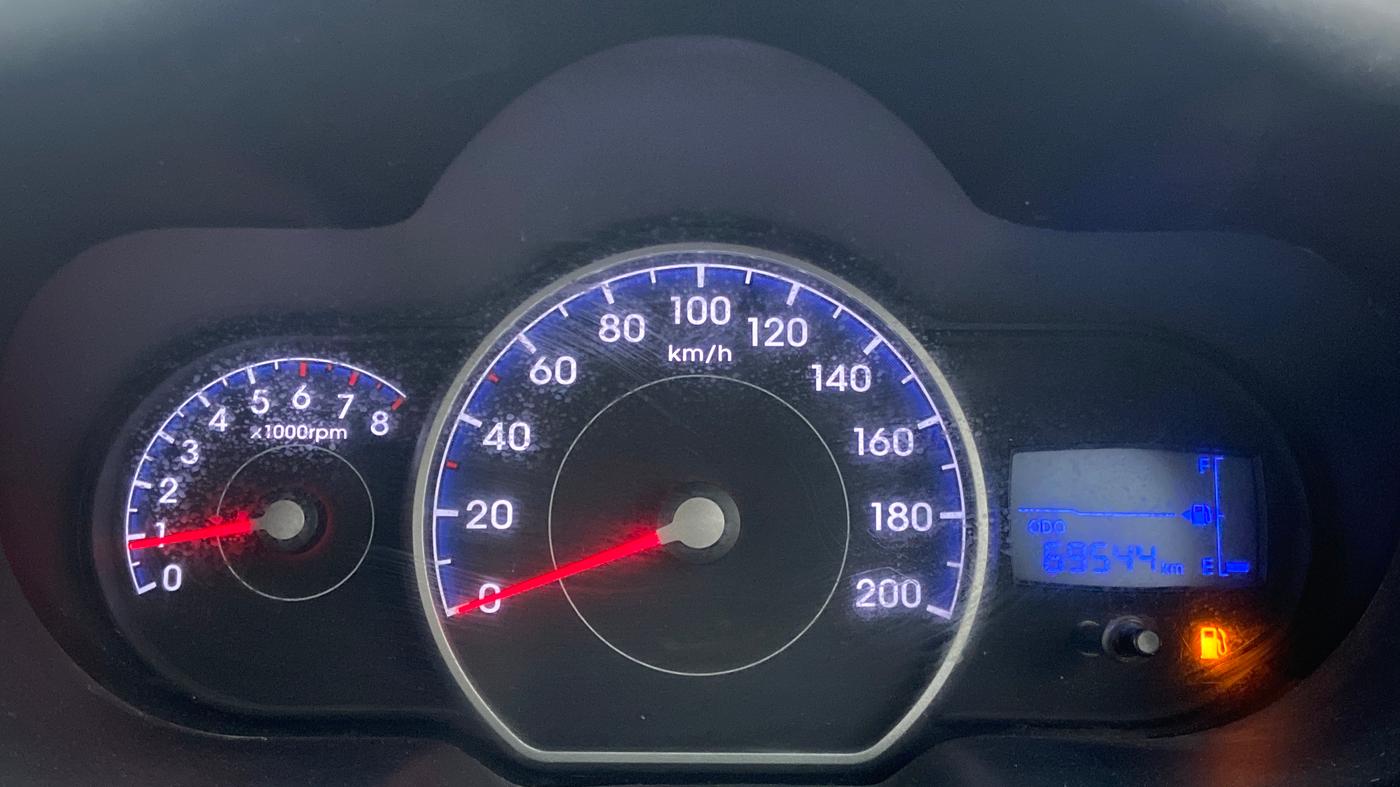 2012 Hyundai i10 MAGNA 1.1, Petrol, Manual, 69,732 km, Odometer Image