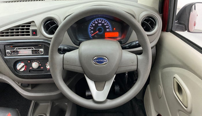 2017 Datsun Redi Go T (O), Petrol, Manual, 31,559 km, Steering Wheel Close Up