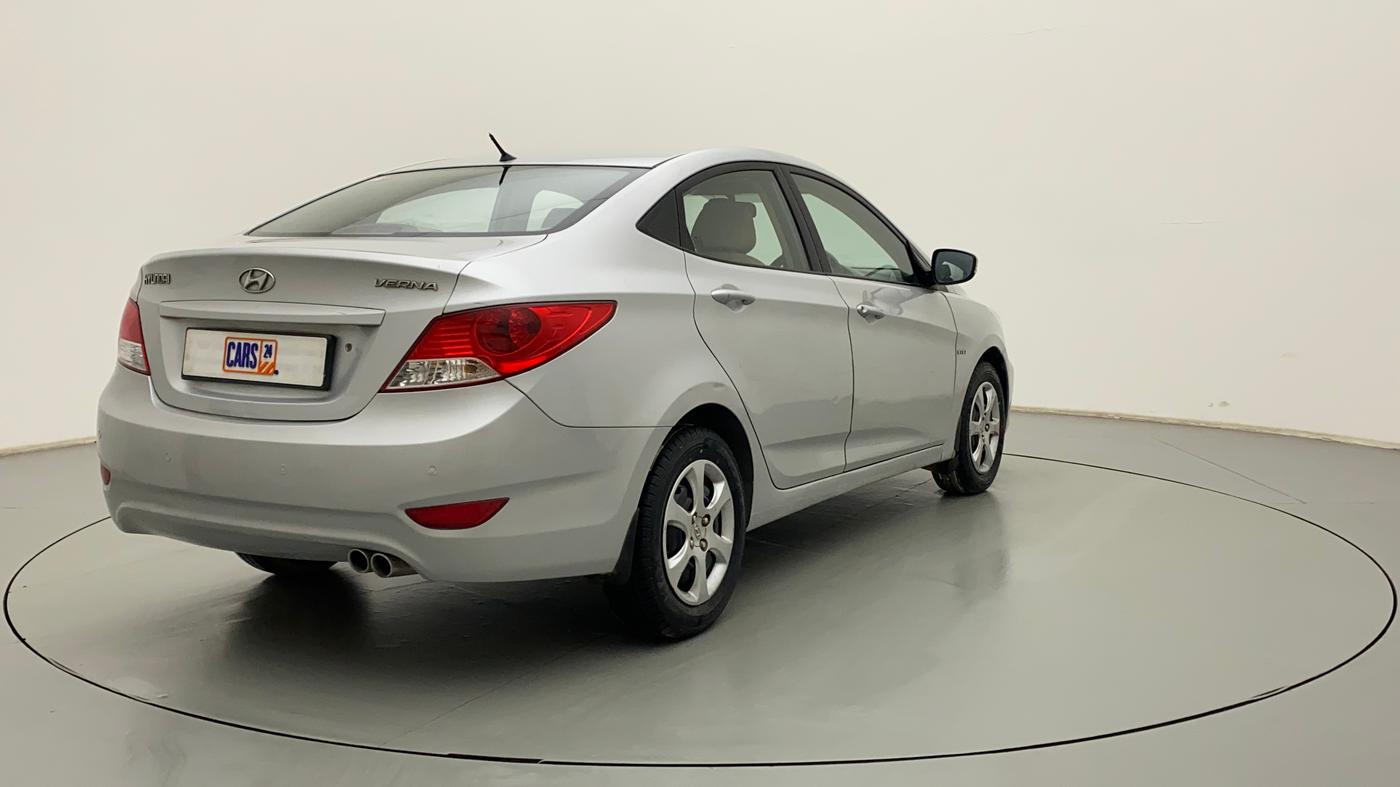 2011 Hyundai Verna FLUIDIC 1.4 VTVT, Petrol, Manual, 49,908 km, Right Back Diagonal