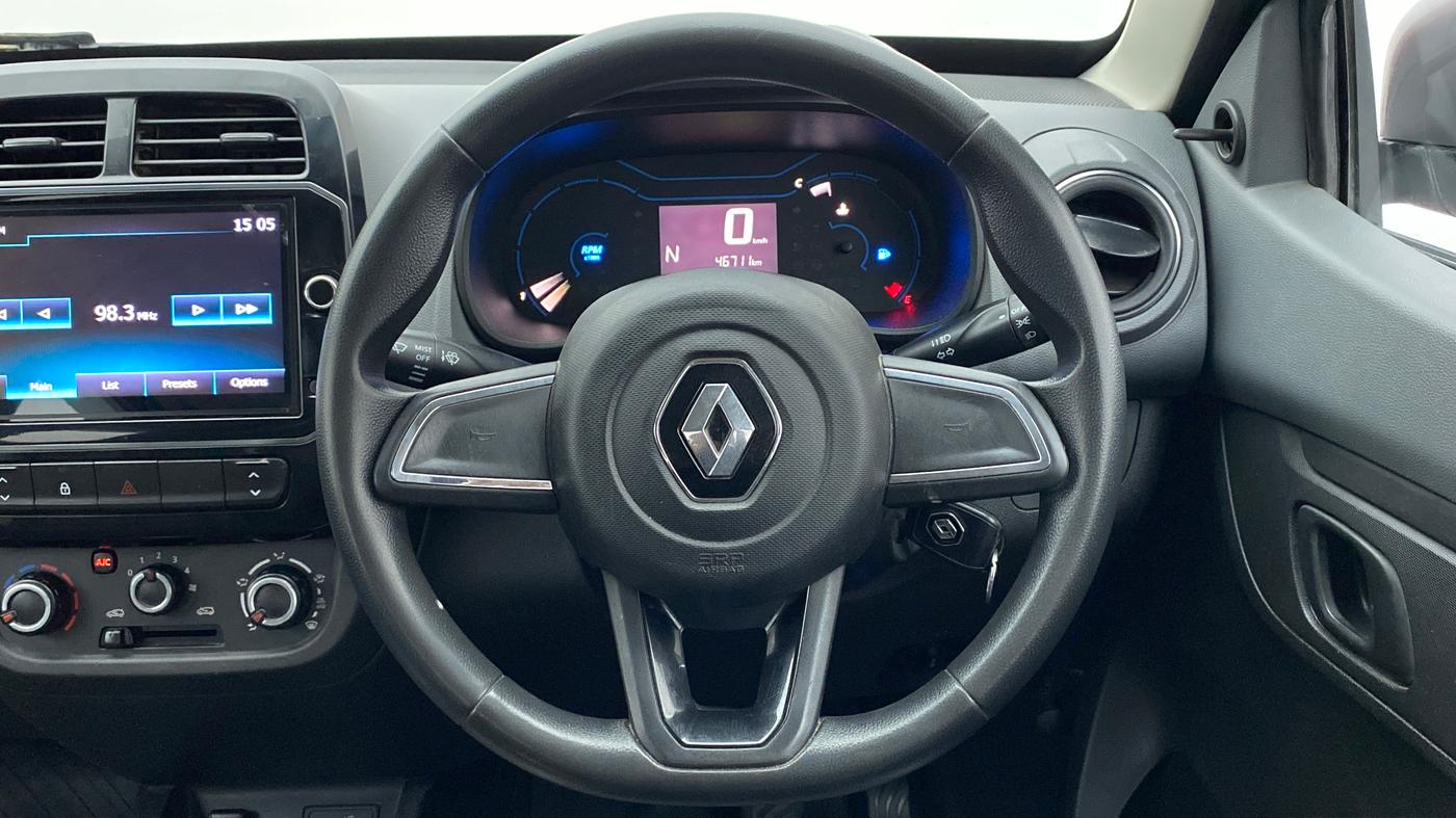 2020 Renault Kwid RXT 1.0 AMT (O), Petrol, Automatic, 47,018 km, Steering Wheel Close Up