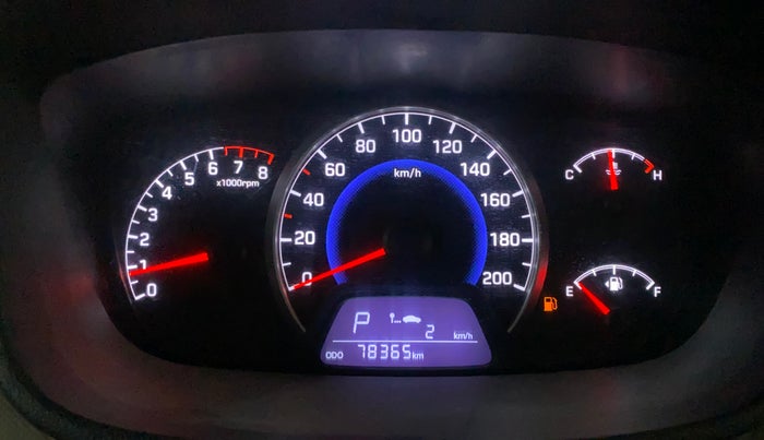 2015 Hyundai Grand i10 ASTA AT 1.2 KAPPA VTVT, Petrol, Automatic, 78,356 km, Odometer Image