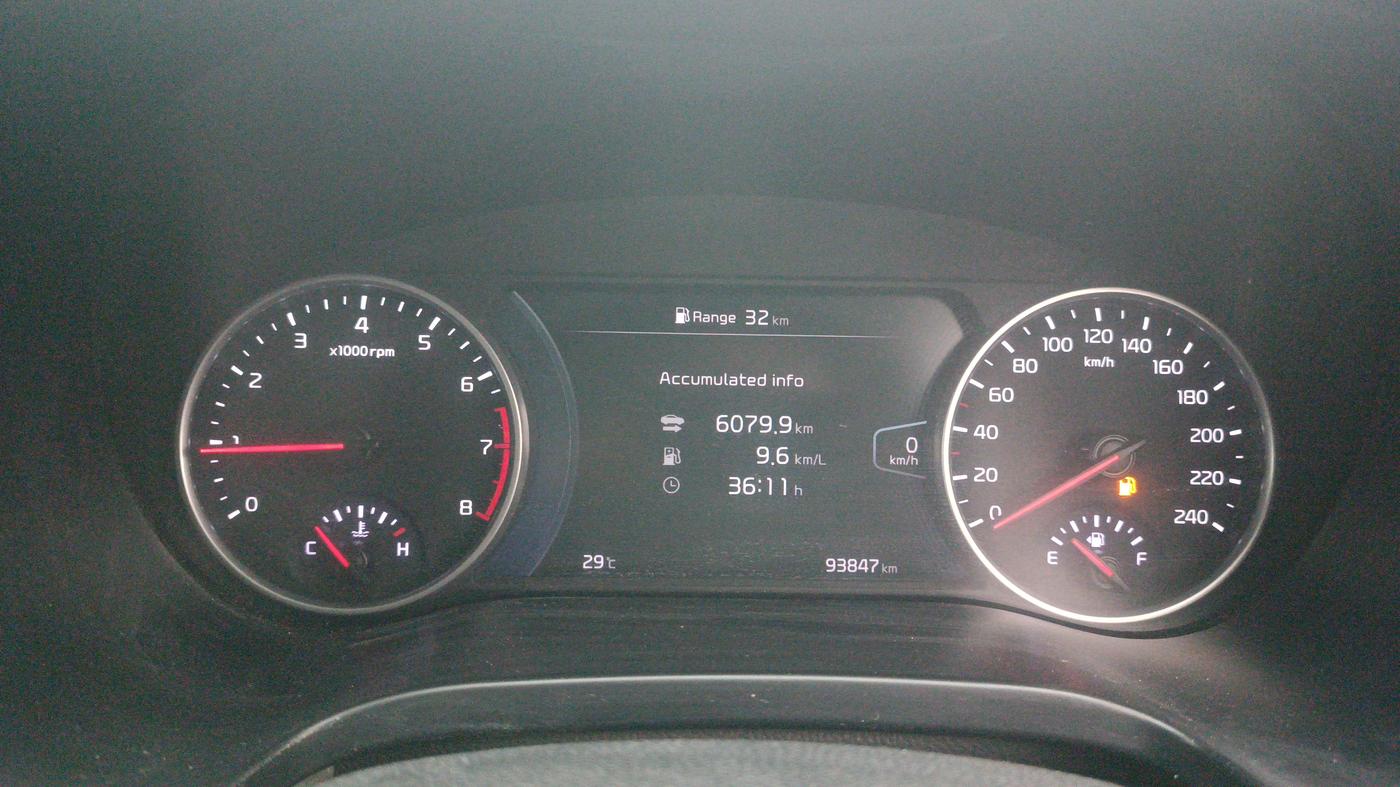 2020 KIA SELTOS GTX PLUS 1.4 PETROL, Petrol, Manual, 93,847 km, Odometer Image