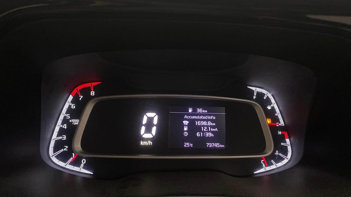 2022 KIA SONET HTK PLUS 1.2, Petrol, Manual, 73,745 km, Odometer Image