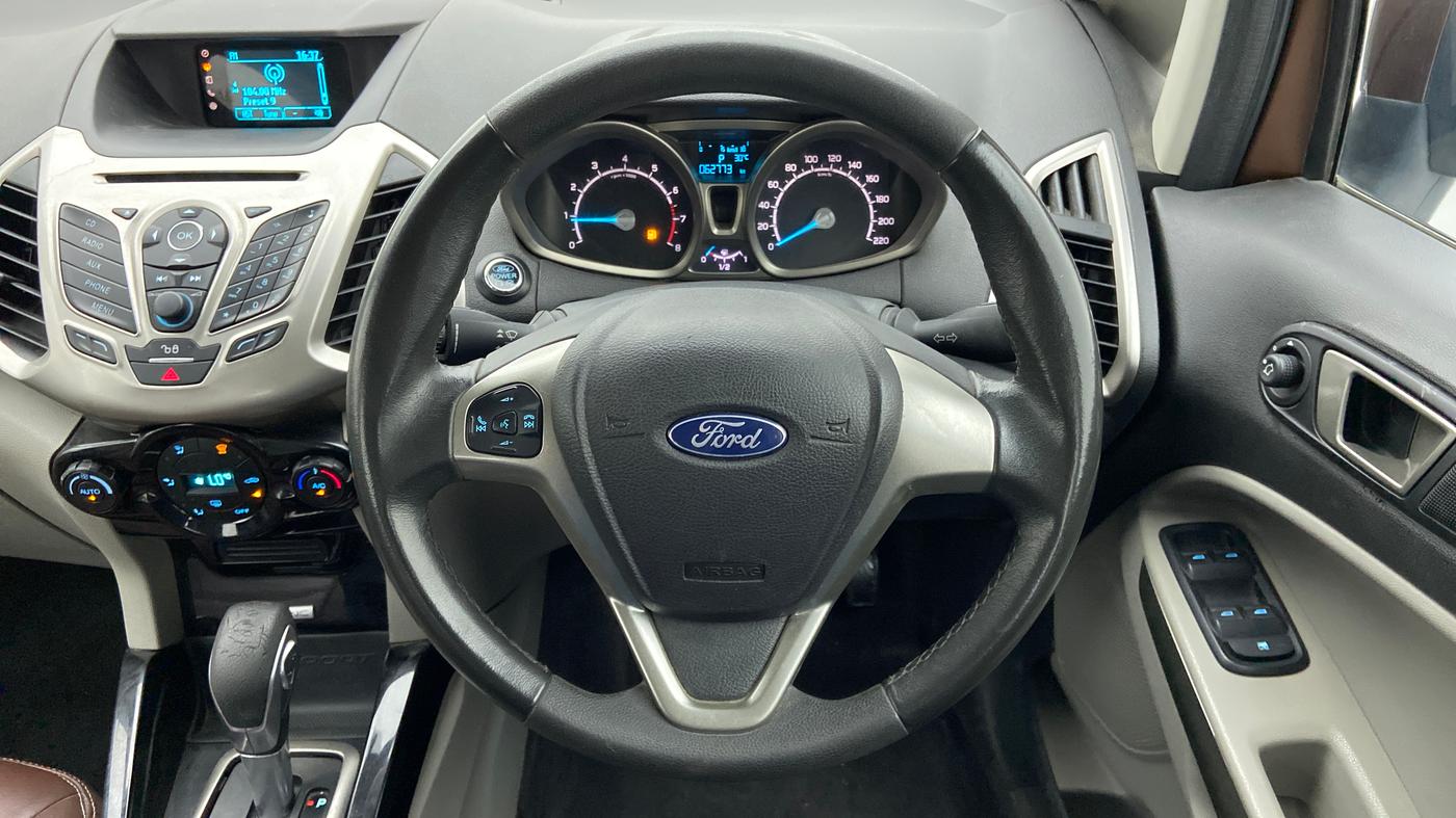2016 Ford Ecosport TITANIUM 1.5L PETROL AT, Petrol, Automatic, 62,773 km, Steering Wheel Close Up