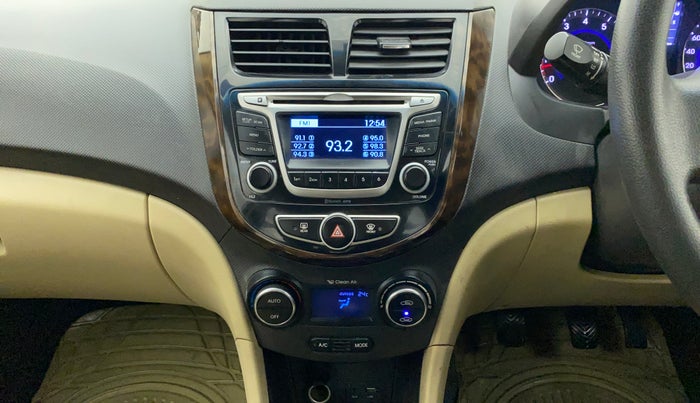 2015 Hyundai Verna FLUIDIC 4S 1.6 VTVT S, Petrol, Manual, 52,816 km, Air Conditioner