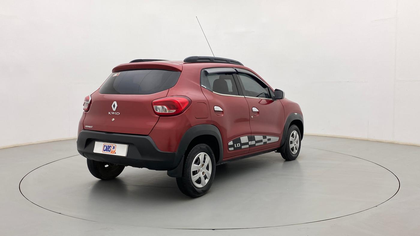 2018 Renault Kwid RXT 1.0, Petrol, Manual, 1,02,990 km, Right Back Diagonal