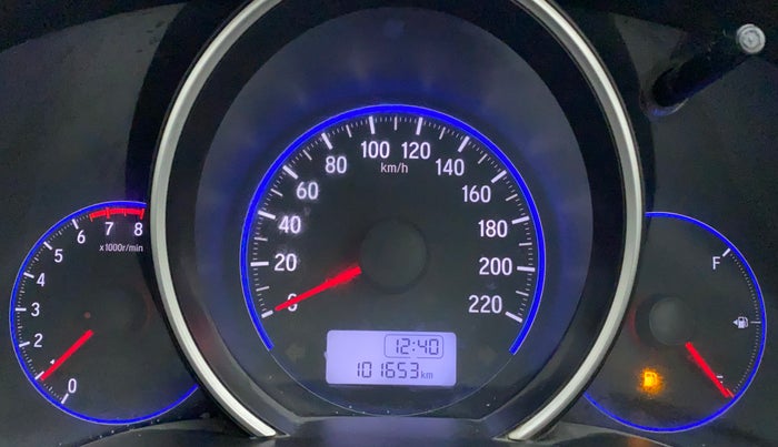 2016 Honda Jazz 1.2L I-VTEC S, Petrol, Manual, 1,01,652 km, Odometer Image
