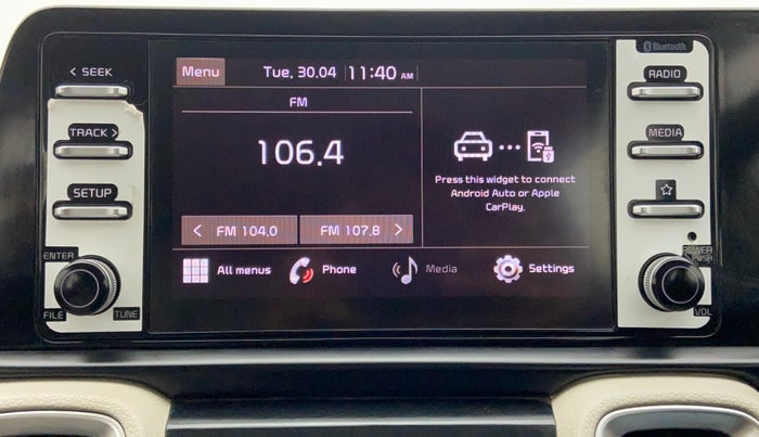 2022 KIA SONET HTX ANNIVERSARY EDITION 1.5, Diesel, Manual, 39,641 km, Infotainment System