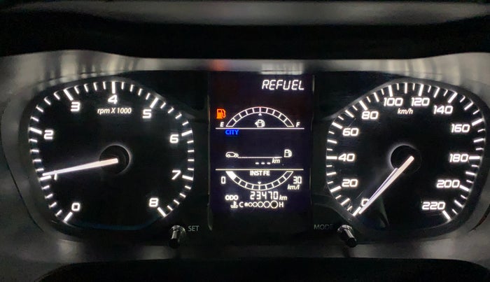 2024 Tata ALTROZ XM PLUS PETROL, Petrol, Manual, 23,470 km, Odometer Image
