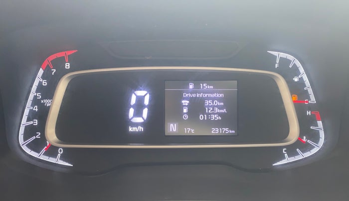 2021 KIA SONET HTK PLUS 1.0 IMT, Petrol, Manual, 23,140 km, Odometer Image