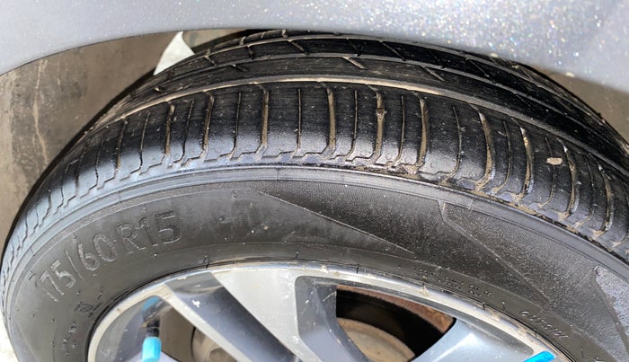 2023 Tata TIGOR XZA PLUS PETROL, Petrol, Automatic, 62,120 km, Left Front Tyre Tread