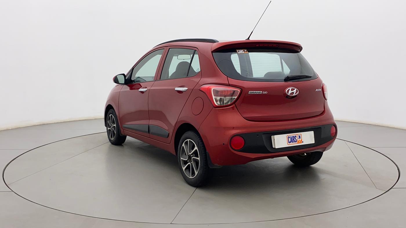 2018 Hyundai Grand i10 ASTA 1.2 KAPPA VTVT, Petrol, Manual, 48,459 km, Left Back Diagonal
