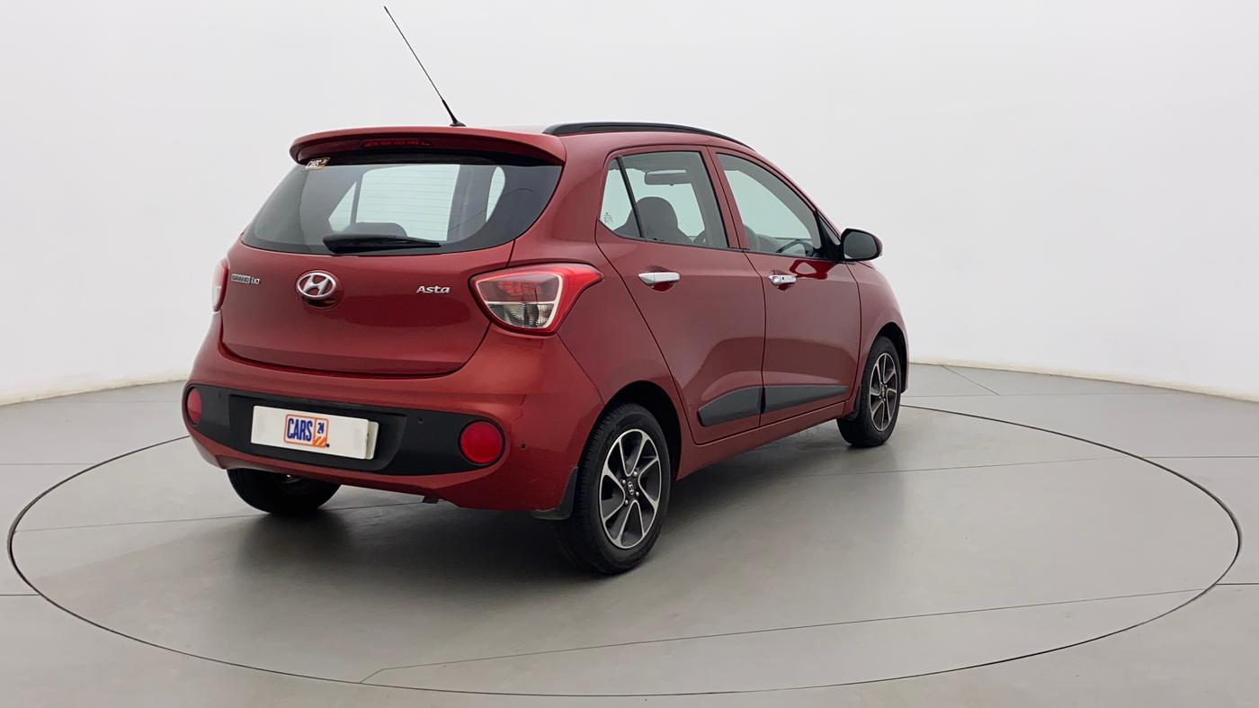 2018 Hyundai Grand i10 ASTA 1.2 KAPPA VTVT, Petrol, Manual, 48,459 km, Right Back Diagonal