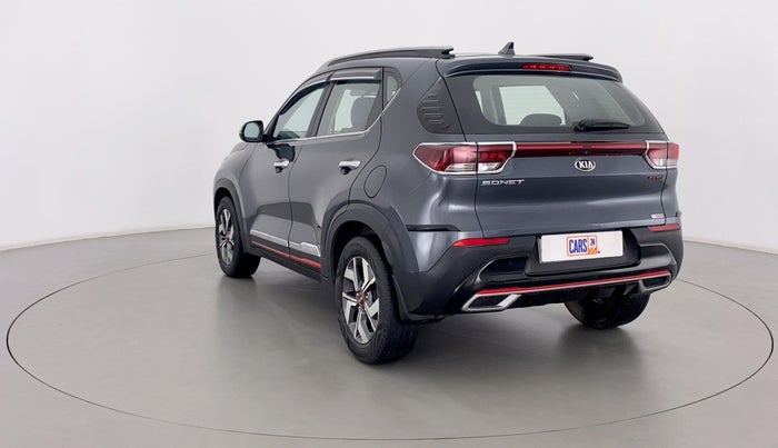 2020 KIA SONET GTX + 1.0 IMT, Petrol, Manual, 30,800 km, Left Back Diagonal