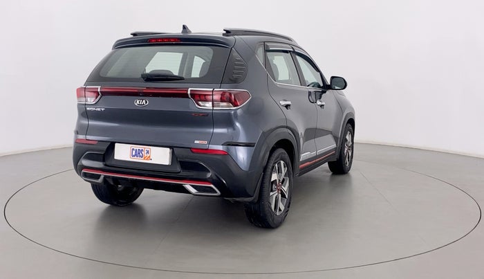 2020 KIA SONET GTX + 1.0 IMT, Petrol, Manual, 30,800 km, Right Back Diagonal