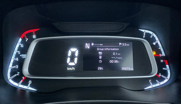2020 KIA SONET GTX + 1.0 IMT, Petrol, Manual, 30,800 km, Odometer Image
