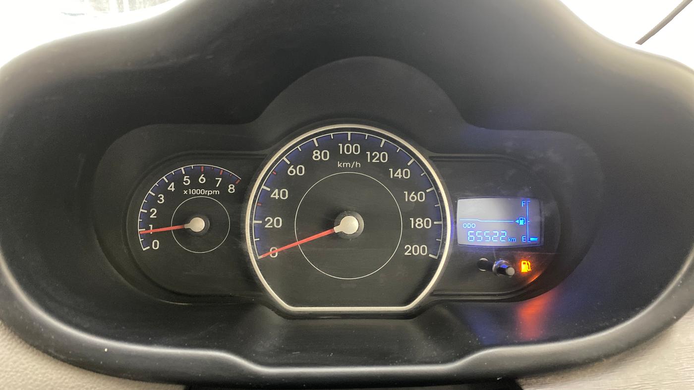 2015 Hyundai i10 MAGNA 1.1, Petrol, Manual, 65,509 km, Odometer Image