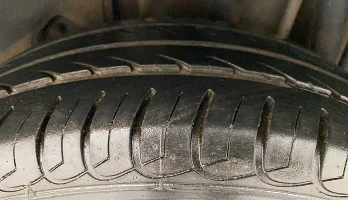 2017 Tata Tiago XZ PETROL, Petrol, Manual, 50,923 km, Left Rear Tyre Tread