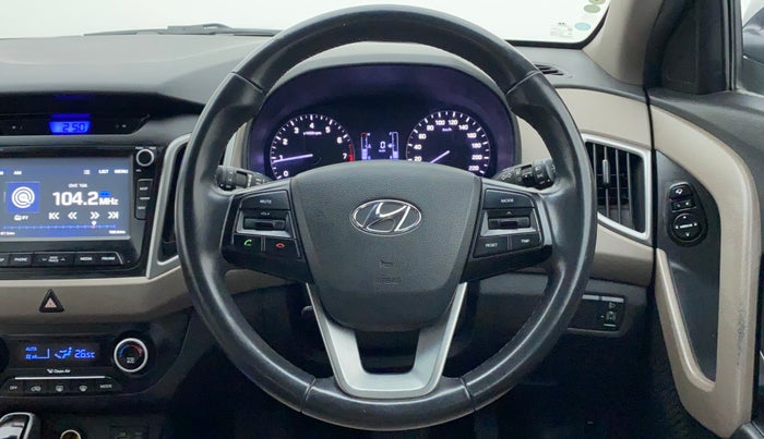 2016 Hyundai Creta SX PLUS AT 1.6 PETROL, Petrol, Automatic, 86,625 km, Steering Wheel Close Up