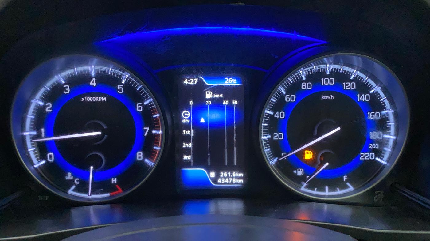 2019 Maruti Baleno ZETA PETROL 1.2, Petrol, Manual, 43,706 km, Odometer Image