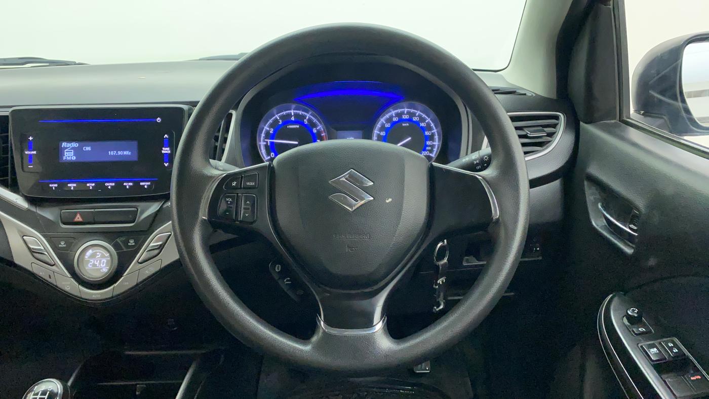 2020 Maruti Baleno DELTA PETROL 1.2, Petrol, Manual, 52,747 km, Steering Wheel Close Up