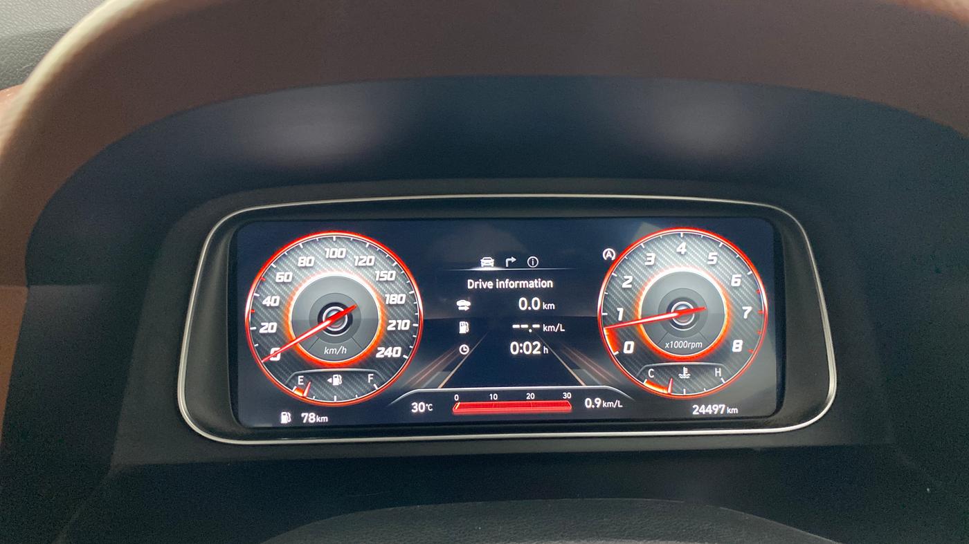 2023 Hyundai ALCAZAR PLATINUM 1.5 TURBO PETROL MT 7STR, Petrol, Manual, 24,496 km, Odometer Image