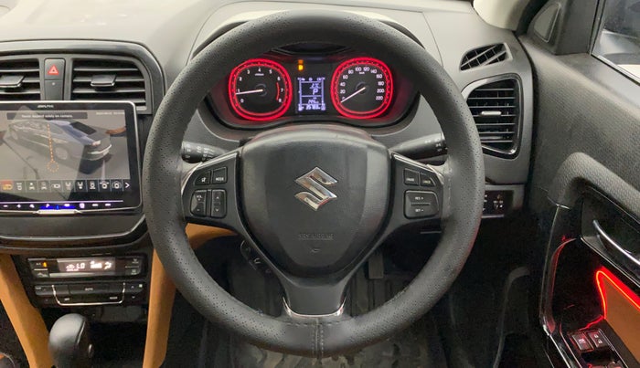 2021 Maruti Vitara Brezza ZXI AT SHVS, Petrol, Automatic, 35,713 km, Steering Wheel Close Up