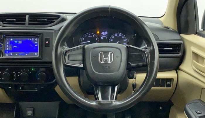 2018 Honda Amaze 1.2L I-VTEC E, Petrol, Manual, 31,480 km, Steering Wheel Close Up