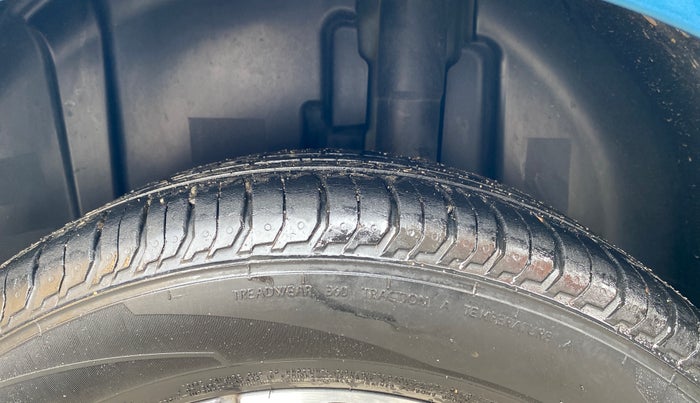 2022 Skoda SLAVIA STYLE 1.0L TSI AT, Petrol, Automatic, 40,559 km, Left Rear Tyre Tread