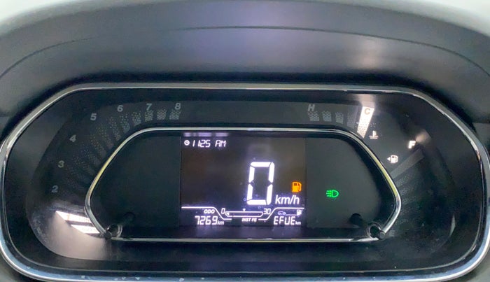 2021 Tata TIGOR XZ PLUS 1.2 REVOTRON, Petrol, Manual, 7,268 km, Odometer Image
