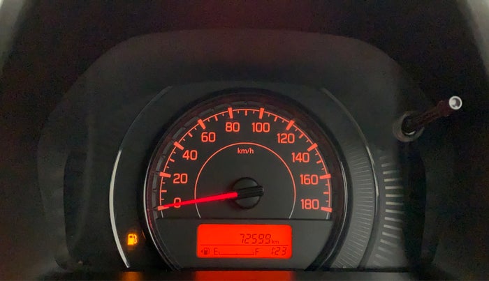 2019 Maruti New Wagon-R VXI 1.2L, Petrol, Manual, 72,622 km, Odometer View