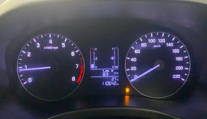 2019 Hyundai Creta SX 1.6 PETROL, Petrol, Manual, 1,10,684 km, Odometer Image