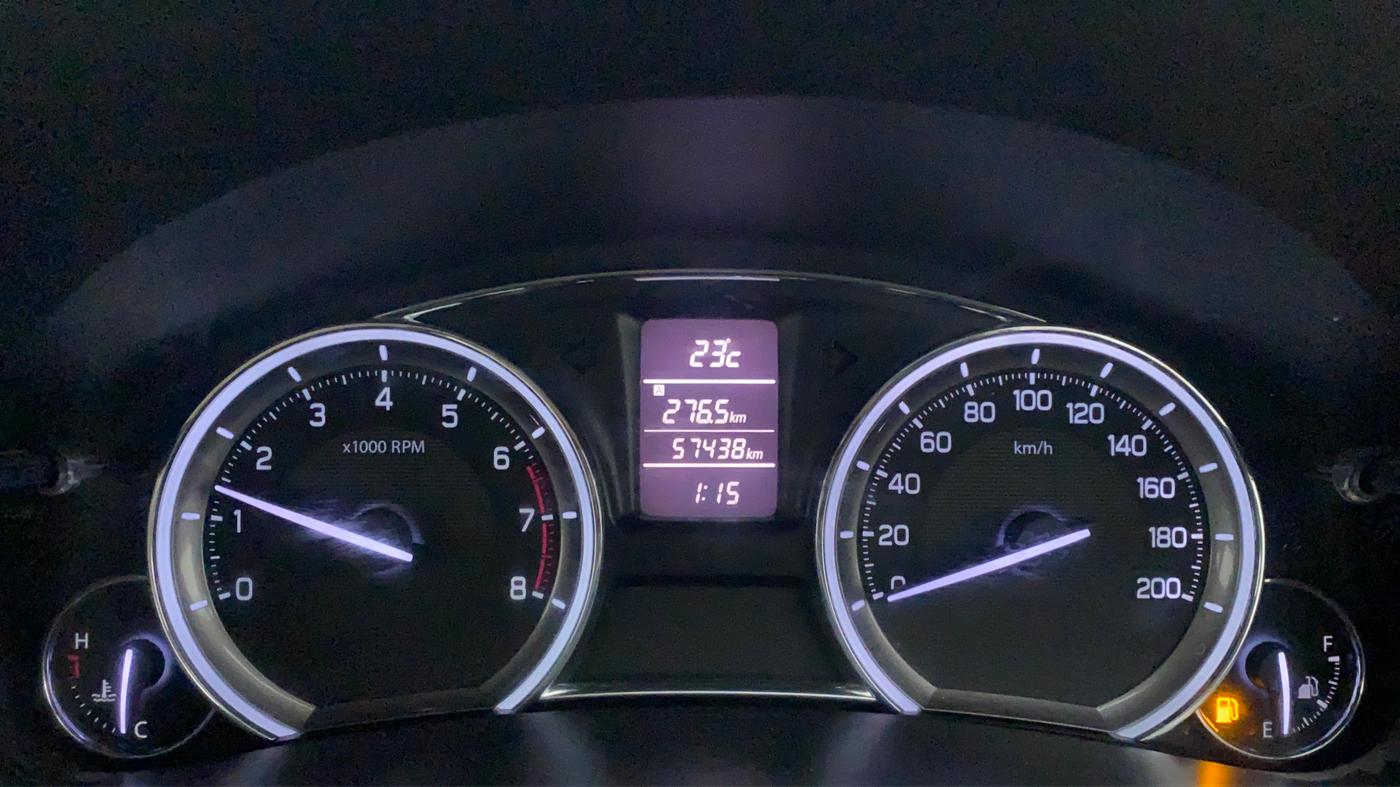 2015 Maruti Ciaz ZXI, Petrol, Manual, 57,489 km, Odometer Image