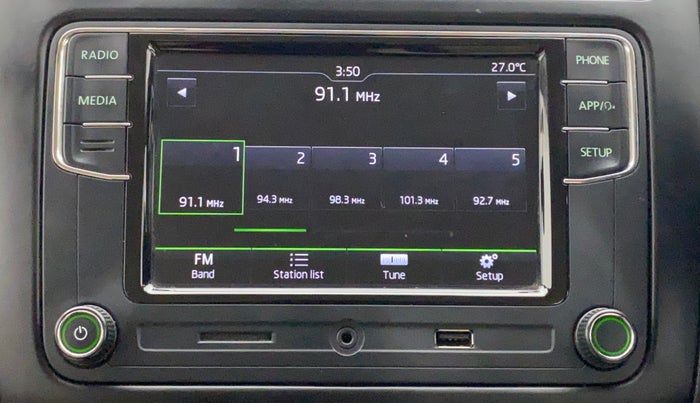2021 Skoda Rapid AMBITION AT TSI, Petrol, Automatic, 29,517 km, Infotainment System