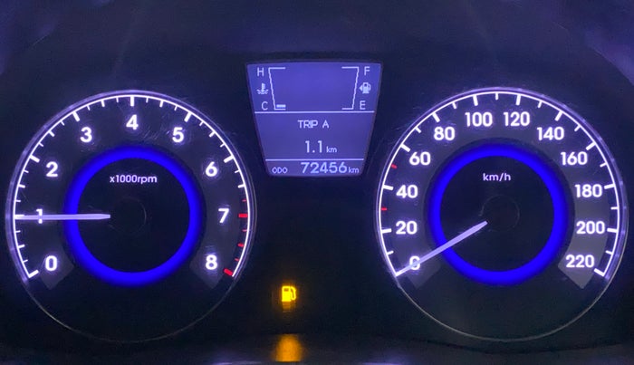 2012 Hyundai Verna FLUIDIC 1.6 VTVT SX, Petrol, Manual, 72,454 km, Odometer Image