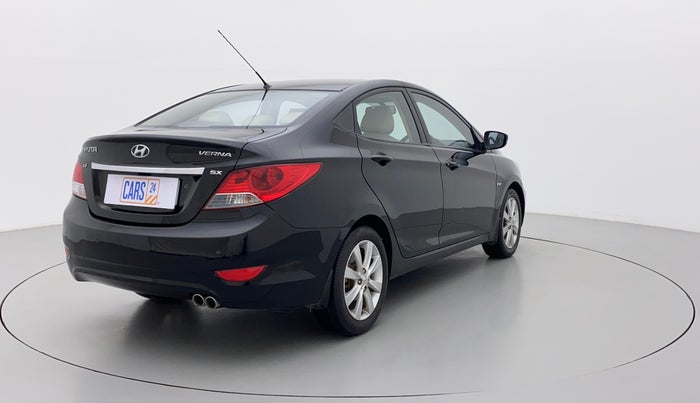 2012 Hyundai Verna FLUIDIC 1.6 VTVT SX, Petrol, Manual, 72,454 km, Right Back Diagonal